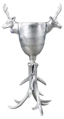 Imagen del producto de Enfriador de vino Mars & More, modelo ciervo, sobre soporte, 55 cm