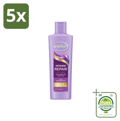 Produktbild von 5 x Andrélon Intense Repair Shampoo - 250 ml - Großpackung - 5 Stücke