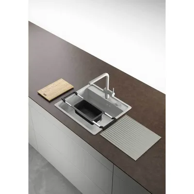 Produktbild von Franke 112.0655.483, Organizer-Set, Bambus, Grau, Silikon, Bambus, Polypropylen (PP), 4 Stück(e)
