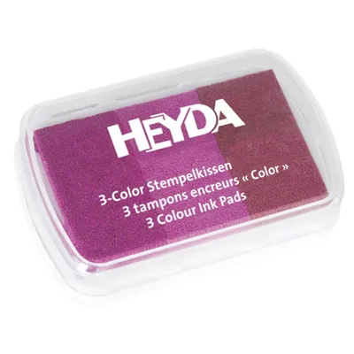 Produktbild von HEYDA Stempelkissen 3 Color pink/rosa/magenta