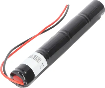 Produktbild von Notleuchtenakku NiMH 4,8V 1800mAh L1x4 Sub-C mit 200mm Kabel einseitig passend für 4,8 V Akku