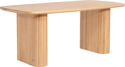 Produktbild von HOME DELUXE Esstisch ARENOS – Natur, Eiche geölt (160 x 75 x 90 cm) | Massiver Holztisch im modernen Design für Esszimmer & Küche
