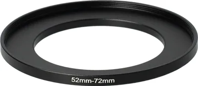 Produktbild von vhbw Step-Up-Ring Adapter 52mm - 72mm für Kamera Objektiv - Filteradapter, Metall Schwarz
