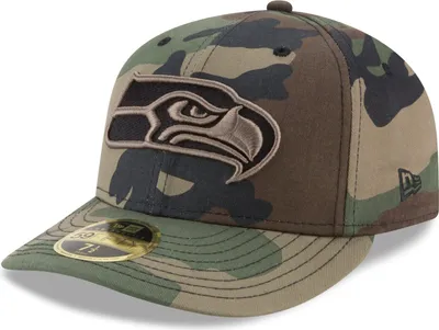 Produktbild von New Era 59Fifty LOW PROFILE Cap - Seattle Seahawks wood camo