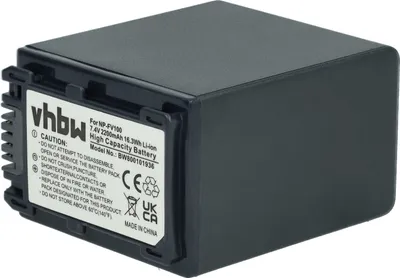 Produktbild von vhbw Akku Ersatz für Sony NP-FV90 für Videokamera Camcorder (2200 mAh, 7,2 V, Li-Ion) + Infochip