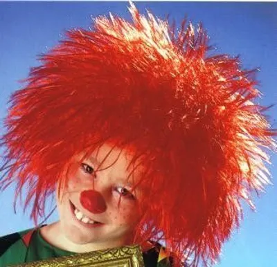 Produktbild von Kobold Perücke frecher Muckel orange für Kinder