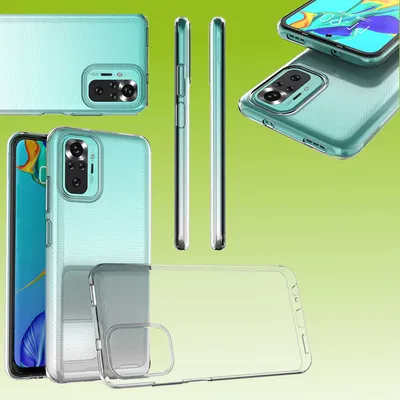 Immagine prodotto di Per Xiaomi Redmi Note 10 Pro Silicone trasparente telefono cellulare Custodia Cover