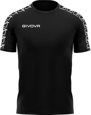 Produktbild von Givova koszulka sportowa czarna bawełna 4xl dla mężczyzn