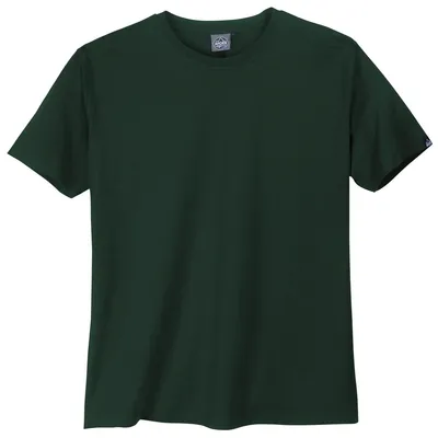 Produktbild von Ahorn Sportswear Basic T-Shirt dunkelgrün Übergröße