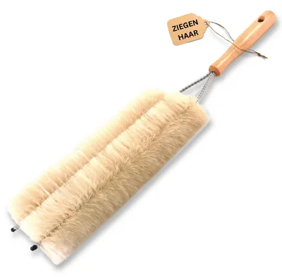 Obrázok produktu pre Novaliv kefa na radiátory rebrovaná kefa na kúrenie kefa na čistenie radiátorov 47x14cm IDEÁLNE ako čistiaca kefa na kúrenie rebrá 2-násobná vidlica prachovka na radiátory prachová handrička