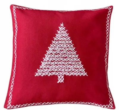 Obrázek produktu pro Vánoční povlak na polštář 40x40 cm s vánočním stromkem