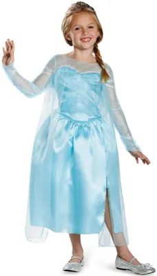 Produktbild von Kinder Karnevalskostüm Disney Frozen Die Eiskönigin Elsa 94-109 cm 3-4 Jahre alt