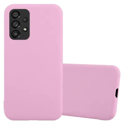 Produktbild von Cadorabo Hülle für Samsung Galaxy A53 5G Schutzhülle in Rosa Handyhülle TPU Silikon Etui Case Cover