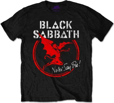 Obrázok produktu pre Black Sabbath Archangel Never Say Die Black L Tričko