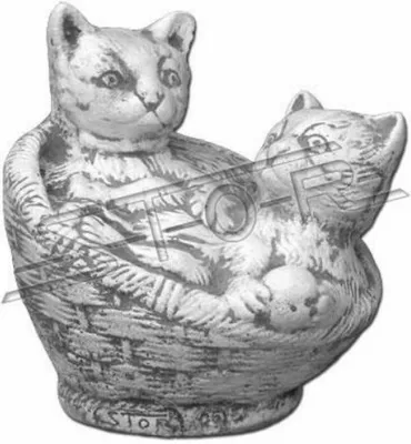 Immagine prodotto di Decorazione da giardino Gatto da terrazza Figure di pietra Figura Decorazione Statua Scultura 103002