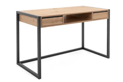Produktbild von Schreibtisch >Arvada< in Artisan Eiche aus MDF - 120x75x60cm (BxHxT)