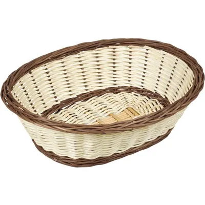 Zdjęcie produktu dla Korbschale oval, Höhe: 70 mm, Länge: 240 mm, Breite: 190 mm
