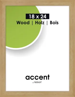Produktbild von accent by nielsen Holz Bilderrahmen Accent Wood, 18x24 cm, Natur