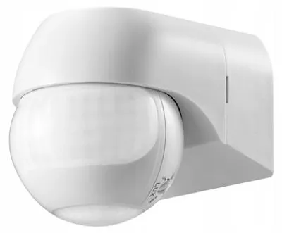 Obrázek produktu pro Mini PIR senzor pohybové čidlo 180° ORNO OR-CR-286/W, IP44, dosah 15 m, barva bílá