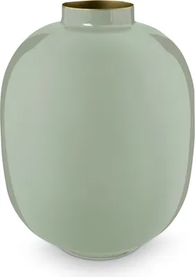 Produktbild von Pip Studio Vase Metall Green (32cm)