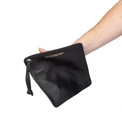 Produktbild von Dutchdeluxes - Leder - Handgefertigt - Topflappen - 1 Stück - Hitzebeständig bis 240°C - Vintage Grau