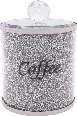 Immagine prodotto di Set di barattoli in vetro, conservazione ermetica, coperchi resistenti in acciaio inox, argento