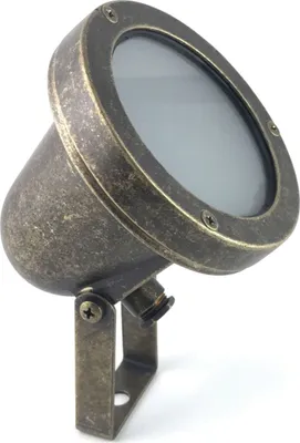 Immagine prodotto di Lampada da terra per esterni in vetro di ottone 10 cm IP64 in vetro anticato GU10 lampada da esterno vintage