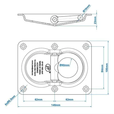 Produktbild von Ladungssicherungsanker doppelt SPP UP-02