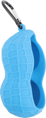 Produktbild von Elastische Golfballhülle mit Karabiner aus Silikon für 2 Bälle für