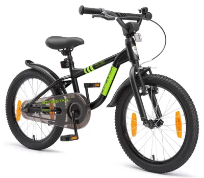 Produktbild von LÖWENRAD Kinder Fahrrad ab 5 Jahre | 18 Zoll Rad | Schwarz