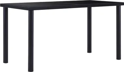 Produktbild von Esstisch Schwarz 140 x 70 x 75 cm Hartglas