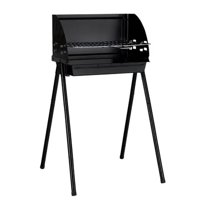 Produktbild von emaillierter Standgrill Maße ca. 55 x 46,5 x 73,5 cm