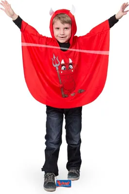 Produktbild von Folat 63257, Kind, Männlich, Monster, Devil, Rot, Männlich
