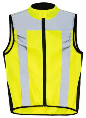 Imagen del producto de Korntex - Chaleco reflectante de alta visibilidad "Ludwigsburg" para niños - Seguridad LT6081 (Talla M) (Amarillo fluorescente)
