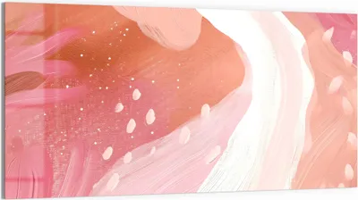Produktbild von DEQORI Glasbild Echtglas 100x50 cm 'Kosmischer Pastelltraum' Wandbild Bild modern Deko