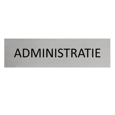 Produktbild von CombiCraft Aluminium Türschild mit Administratie 165x45mm