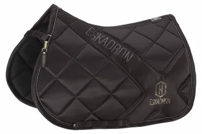 Produktbild von Eskadron HERITAGE Schabracke " BICROSS MATTGLOSS " Form - Dressur Farbe - black-truffle