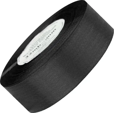 Zdjęcie produktu dla Wstążka satynowa czarna 38mm - 32mb