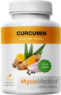 Obrázek produktu pro MycoMedica, Curcumin v optimální koncentraci, 120 rostlinných kapslí