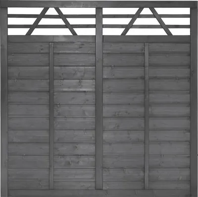 Produktbild von Zaun Hauptelement Konsta Venga 180 x 180 cm anthrazit