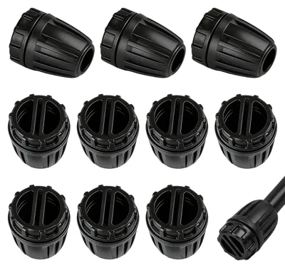 Endkappen für Tropfschläuche, 10 Stück, 1/2 Zoll, 13/16 mm