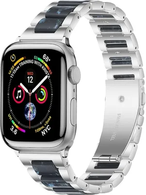 Immagine prodotto di Per Apple Watch Series Ultra 1 + 2 49mm 9 8 7 45 / 6 SE 5 4 44 / 3 2 1 42mm metallo / resina Bracciale Smart Watch