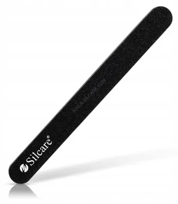 Produktbild von Silcare Gerader Nagelfeile 100/180 Schwarz Profi