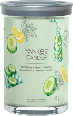 Produktbild von Yankee Candle Signature, Zylinder, Grün, Gurke, Zitrone, Minze, 100 h, 1 Stück(e)
