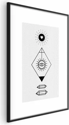 Produktbild von Posterpapier Poster - Symbols 60x90 cm Text n-C-0200-ao-a