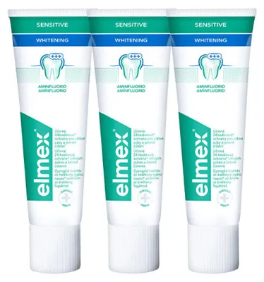 Image de Dentifrice blanchissant pour dents sensibles 3 x 75ml