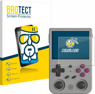 Produktbild von BROTECT Schutzglas für Anbernic RG353V Schutzfolie Panzer Folie Glas Display Schutz klar