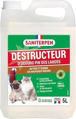 Image de Destructeur D'odeurs Toutes Surfaces & Tissus 5l - Saniterpen