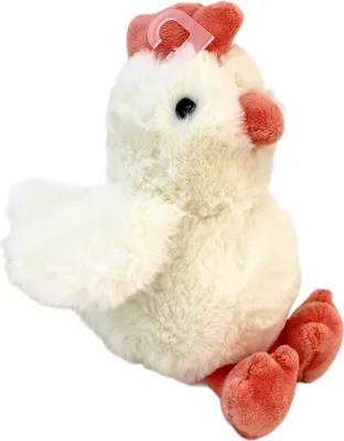 Produktbild von Weißes Kuscheltier Huhn - ca. 20 cm