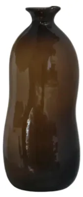 Immagine prodotto di Vaso vintage in vetro marrone